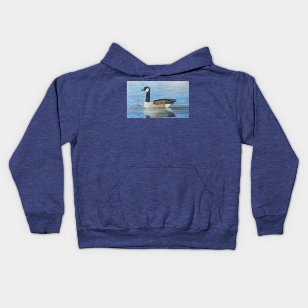 Canada Goose Reflections on the Lake Kids Hoodie by Matt Starr Fine Art